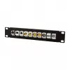 LogiLink ACT108 Panel de parcheo Keystone de 10 puertos, rack de 10