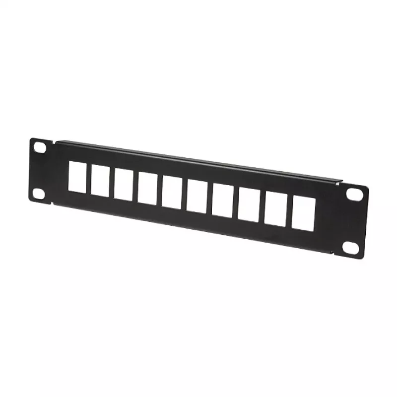LogiLink ACT108 Panel de parcheo Keystone de 10 puertos, rack de 10