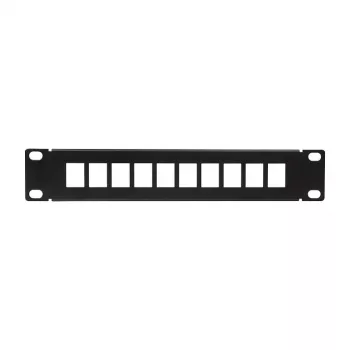 LogiLink ACT108 Panel de parcheo Keystone de 10 puertos, rack de 10