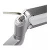 LogiLink BP0088 TIS 17-32 soporte de escritorio para dos monitores, muelle de gas, 3 articulaciones, máx. 9 kg, plateado