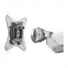 LogiLink BP0088 TIS 17-32 soporte de escritorio para dos monitores, muelle de gas, 3 articulaciones, máx. 9 kg, plateado
