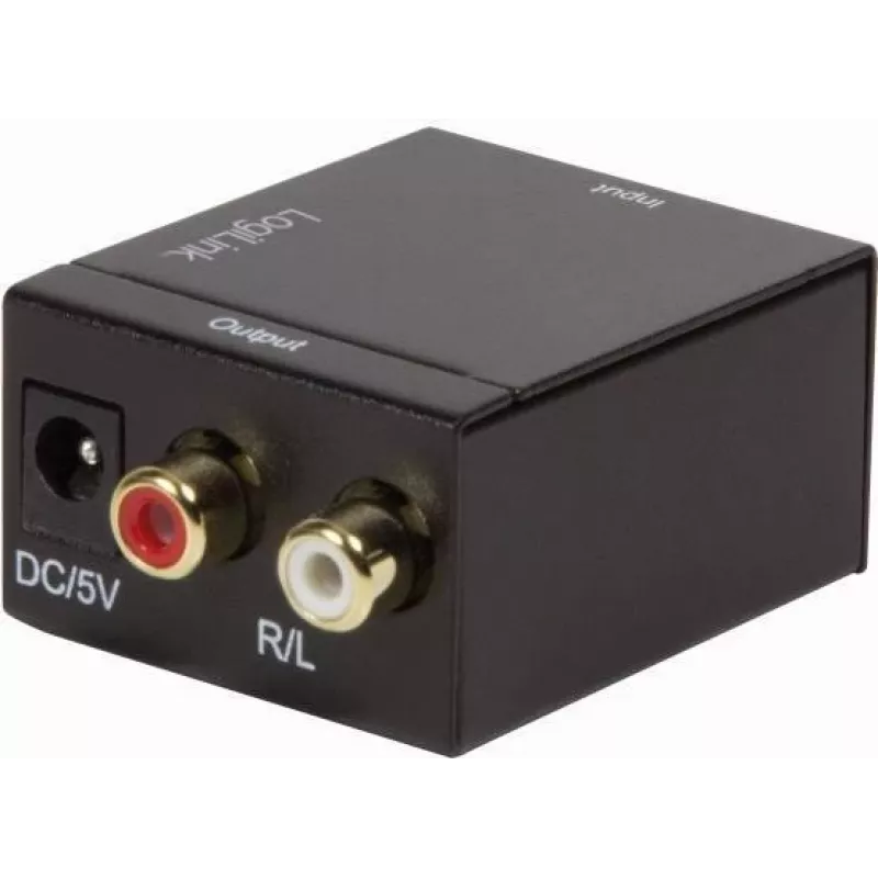 LogiLink CA0100 convertidor de audio digital-analógico (SPDIF/coaxial a RCA estéreo)