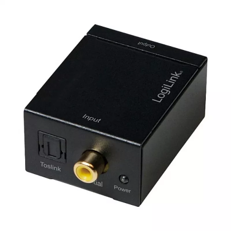 LogiLink CA0100 convertidor de audio digital-analógico (SPDIF/coaxial a RCA estéreo)