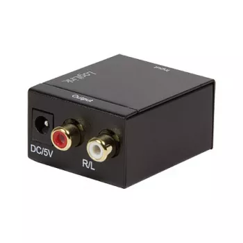 LogiLink CA0100 convertidor de audio digital-analógico (SPDIF/coaxial a RCA estéreo)