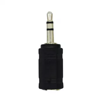 LogiLink CA1102 Adaptador de audio - Conector jack estéreo mini macho (M) a 2x conector hembra jack estéreo (F) - 0,2 m - Negro