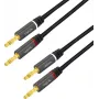 LogiLink CA1210 Cable de audio 3 m banana 2 x banana Negro