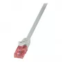 Latiguillo LogiLink Cat.6 U/UTP, 0,25 m, gris, PrimeLine