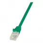 LogiLink Cable de red Cat.6 U/UTP, 10 m, verde, EconLine