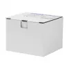 LOGILINK Toma de pared Cat.6 2xRJ45 STP horizontal, blanco puro
