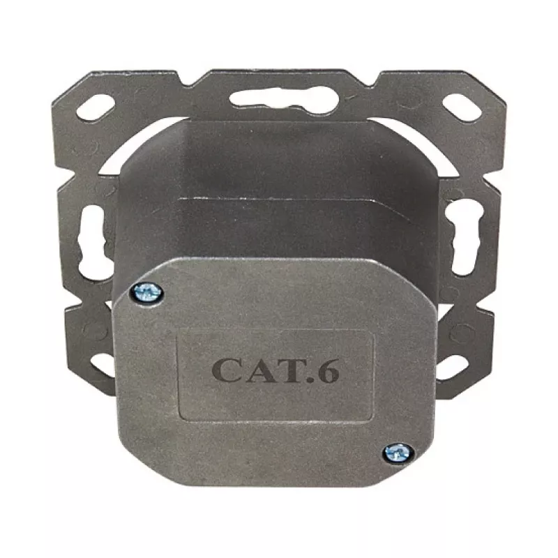 Logilink toma de pared Cat.6 2xRJ45 STP, horizontal, blanco señal
