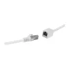 Logilink Cat.6A S/FTP alargador de cable de red premium - blanco, 5 m (conector macho RJ45 a conector hembra)