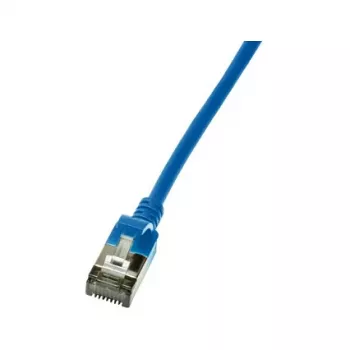LogiLink CQ9076S Cable de conexión Cat.6A U/FTP SlimLine, TPE, azul, 5 m