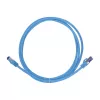 LogiLink Cat.6A S/FTP Cable de parcheo Ultraflex certificado GHMT, 1.0m, azul
