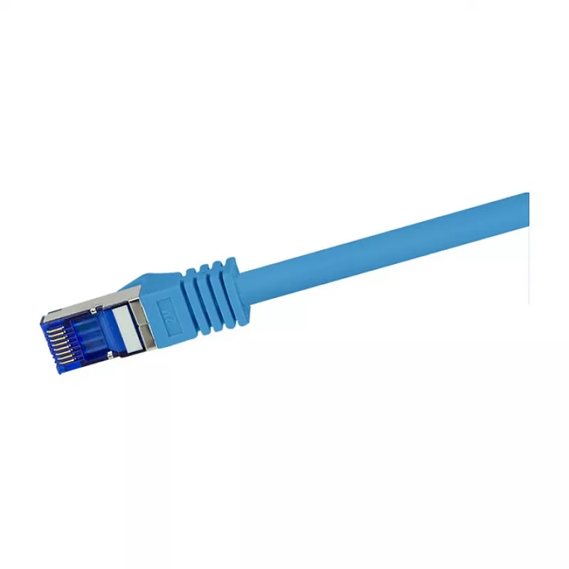 LogiLink cable de red Cat.6A S/FTP Ultraflex, certificado GHMT, azul, 0,5 m