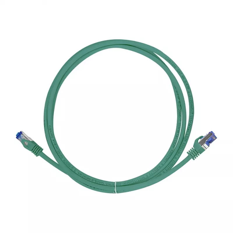 LogiLink Cable de red Cat.6A S/FTP Ultraflex, certificado GHMT, verde, 1,0 m