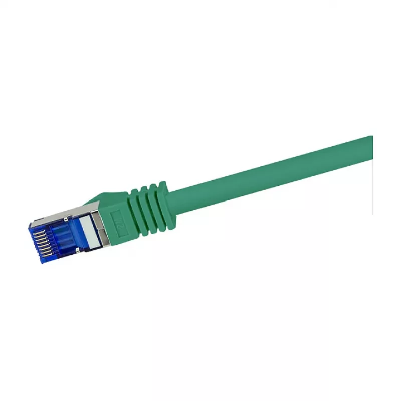 LogiLink Cable de red Cat.6A S/FTP Ultraflex, certificado GHMT, verde, 1,0 m