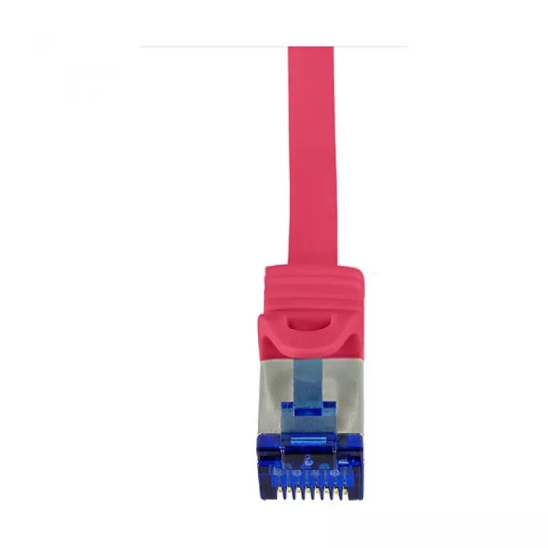 Cable de red Cat.6A S/FTP Ultraflex LogiLink, certificado GHMT, rojo, 0,25 m