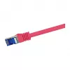 LogiLink Cable de red Cat.6A S/FTP Ultraflex, certificado GHMT, rojo, 1,0 m
