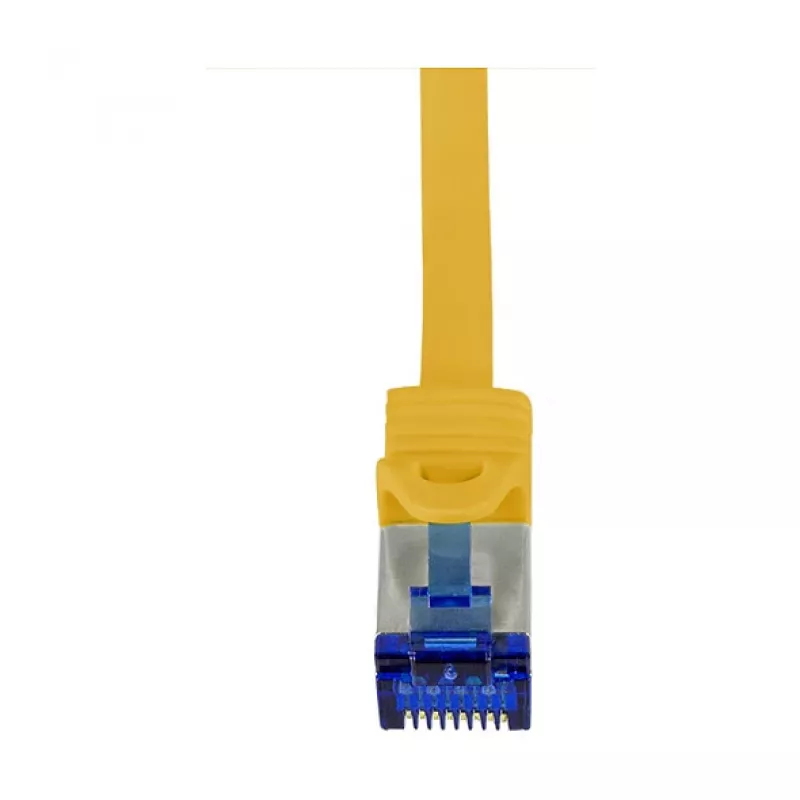 Cable de red Cat.6A S/FTP Ultraflex LogiLink, certificado GHMT, amarillo, 0,25 m