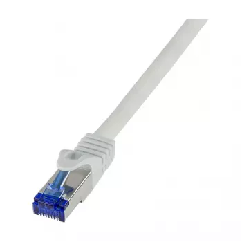 LogiLink Cable de red Cat.6A S/FTP Ultraflex, Gris, 1,0 m, certificado GHMT