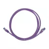 LogiLink Cable de red Cat.6A S/FTP Ultraflex, morado, 1,0 m, certificado GHMT