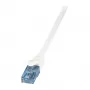 LogiLink cable de red Cat.6A U/UTP, 0,5 m, blanco, 10 Gbit/s, LSZH