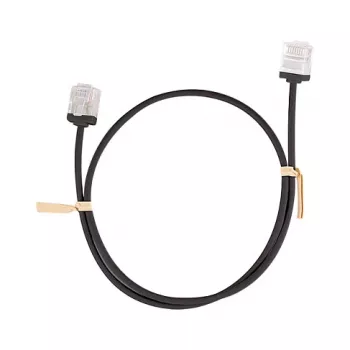 LogiLink Cable de red Cat.6A U/UTP Slim High-Flex, 0,3 m, negro