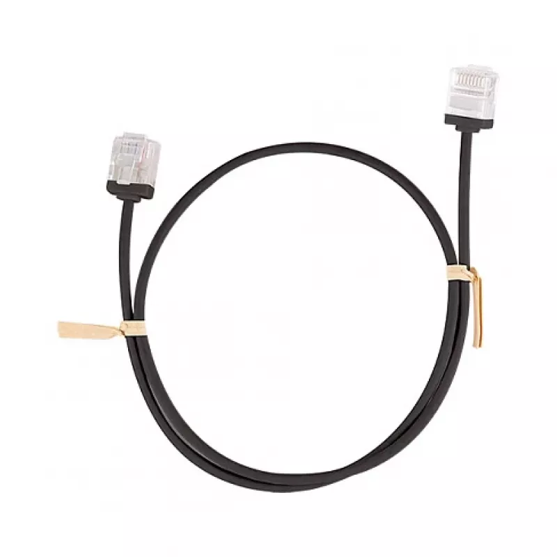 LogiLink Cable de red Cat.6A U/UTP Slim High-Flex, 0,3 m, negro