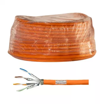 LogiLink cable de instalación Cat.7 1000 MHz 23 AWG S/FTP 50m, naranja