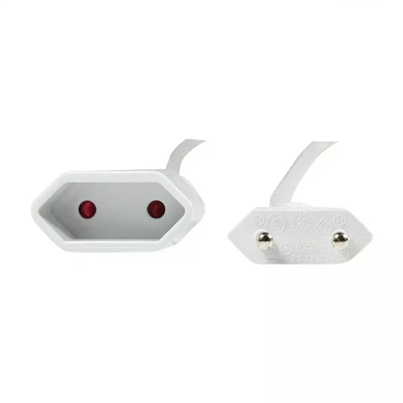 LOGILINK CP127 cable de extensión, CEE 7/16, blanco, 3 m