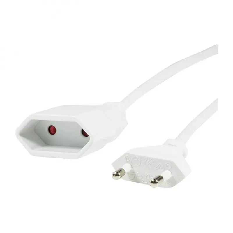 LOGILINK CP127 cable de extensión, CEE 7/16, blanco, 3 m