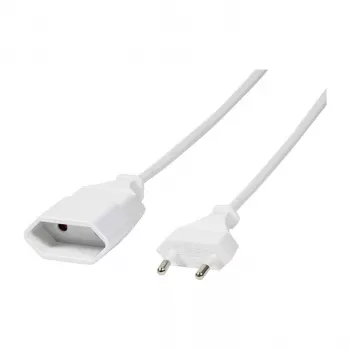 LOGILINK CP127 cable de extensión, CEE 7/16, blanco, 3 m