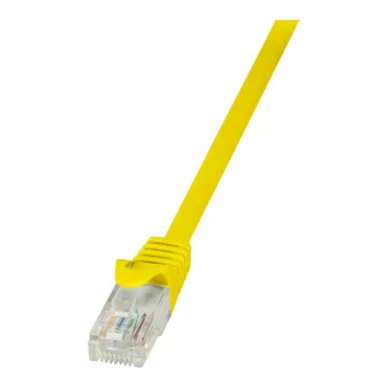 LogiLink CP2017U Cable de red Cat.6 U/UTP, 0,25 m, amarillo, snagless RJ45