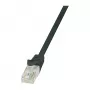 LogiLink CP2053U Cable de red Cat 6 U/UTP RJ45, 2m, Negro, Snagless