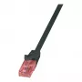 LogiLink CQ2013U Cable de red CAT 6 U/UTP, 0,25 m, negro, LSZH, Snagless
