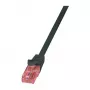 LogiLink CQ2023U cable de red Cat6 U/UTP snagless, 0,5 m, negro, LSZH