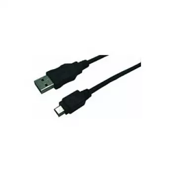 LogiLink CU0014 cable de extensión USB 2.0, conector macho USB-A a conector macho Mini-USB-B, 1,8 m, negro