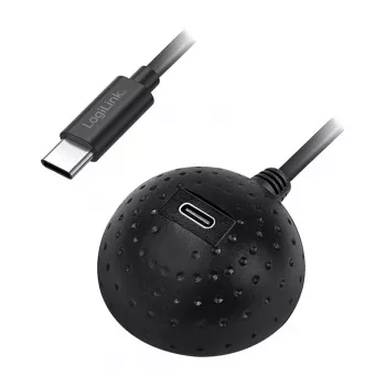 Cable alargador LogiLink CU0099 USB 3.2 Gen1 Type-C macho a hembra, 5 Gbps, negro, 1,5 m