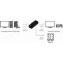 LogiLink CV0108 convertidor HDMI a VGA con audio, Full HD 1080p, alimentado por USB, negro
