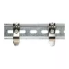LogiLink Soportes de montaje para carril DIN, acero inoxidable, 2 unidades