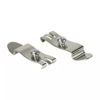 LogiLink Soportes de montaje para carril DIN, acero inoxidable, 2 unidades