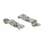 LogiLink Soportes de montaje para carril DIN, acero inoxidable, 2 unidades