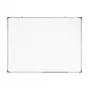 LOGILINK Pizarra blanca Dry Erase para montaje en pared 120x90 cm Tablero de acero magnético con marco de aluminio