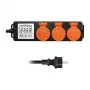 LogiLink Medidor de costes de energía para exteriores con 3 tomas