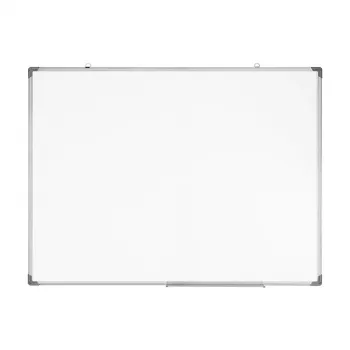 LogiLink EO0058 Pizarra blanca magnética 90x60 cm, acero lacado, montaje en pared