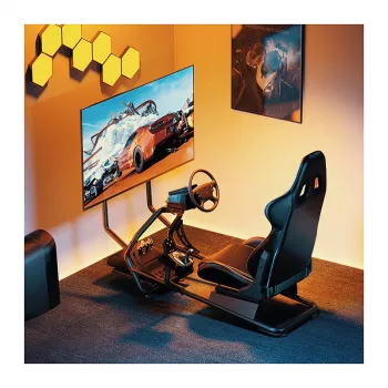 LOGILINK EO0065 cockpit para simulador de carreras con soporte para monitor