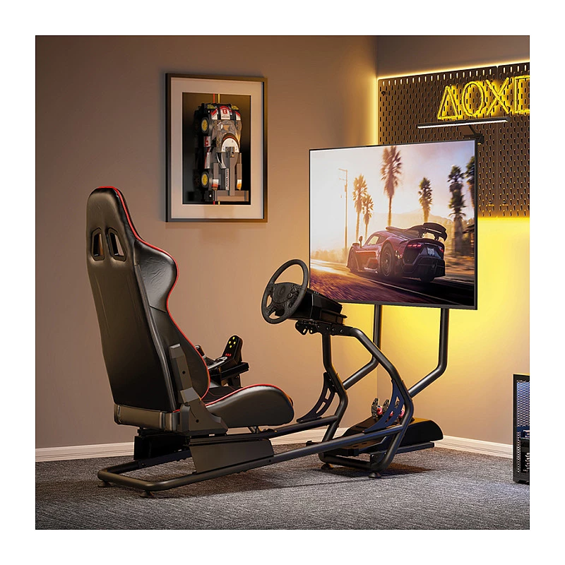 LOGILINK EO0065 cockpit para simulador de carreras con soporte para monitor