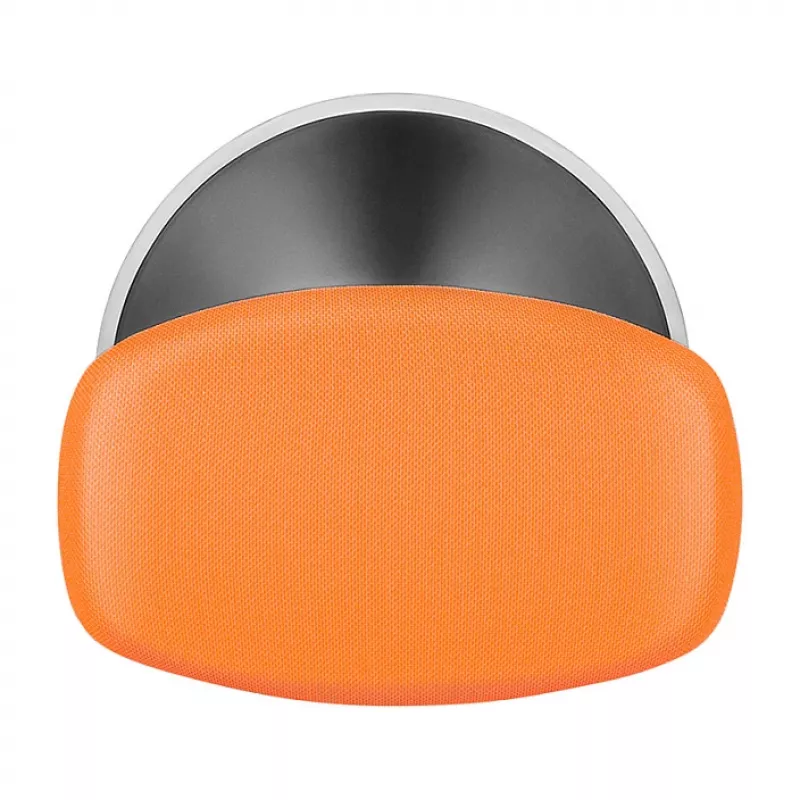 LOGILINK EO0071 Taburete ergonómico regulable en altura con balanceo, naranja – capacidad de carga 120 kg, pistón de gas
