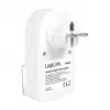LOGILINK ET0008 Temporizador digital exterior - IP44, 10 programas ON/OFF, 16A/3680W, Schuko (tipo F), negro/gris