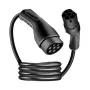 LogiLink EVC0125 Cable de carga Type 2 para coches eléctricos - 11 kW, 3 fases, 20 A, 7,5 m, negro con bolsa de transporte